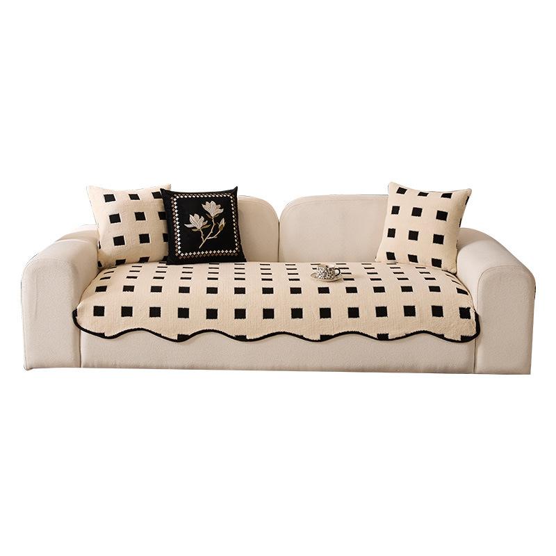 Winter Plush Sofa Cushion Non-Slip Sofa Seat Cushion Advanced Sense  New Sofa Cover Sofa Cover Cover Cloth Towel