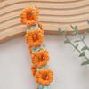 1Pc Woven Beautiful Storage Accessories Nordic Wind Storage Ring Hand Knitting Wall Hangings Cotton Rope Flower Decoration