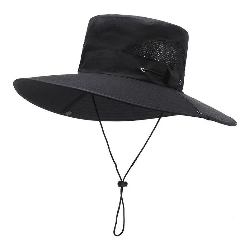 Summer Outdoor Sun Protection Hat For Women Men Hiking Fishing Sunscreen Cap Large Brim Breathable Quick Drying Fisherman Hat