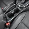 For Kia Soul -2025 Carbon Fiber Handbrake Center Console Water Cup Holder Trim Cover Interior Parts LHD