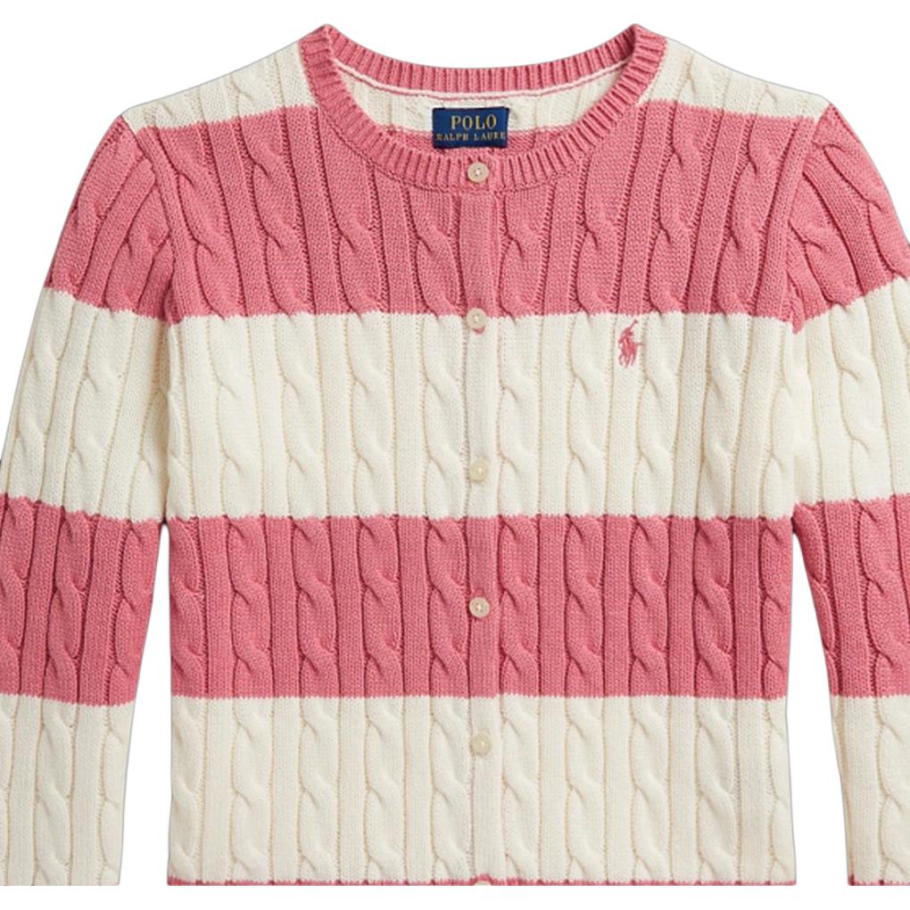 Polo Ralph Lauren Striped Cable Knit Cardigan Kids sweaters CWPOSWEG6820613-650