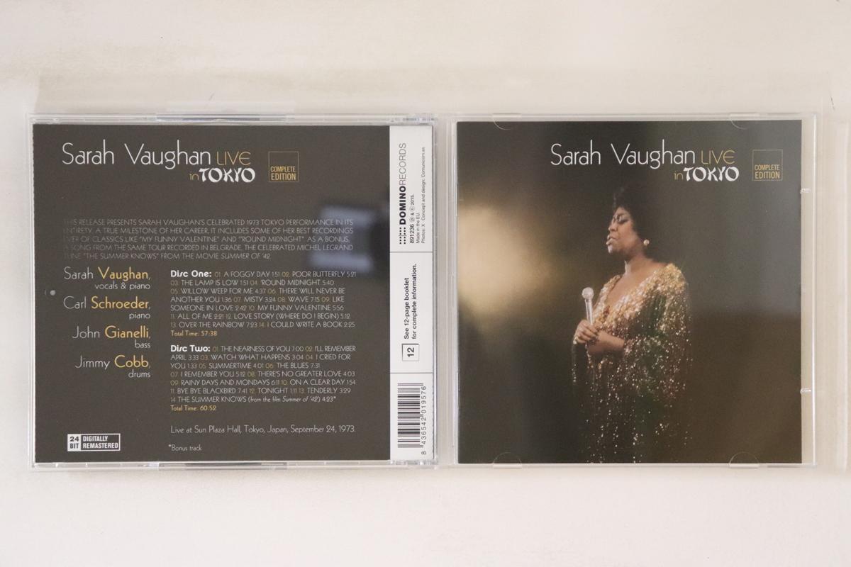 

CD SARAH VAUGHAN - Концерт в Токио 891236 Mainstream Reco 2015 Европа Джаз Б/у