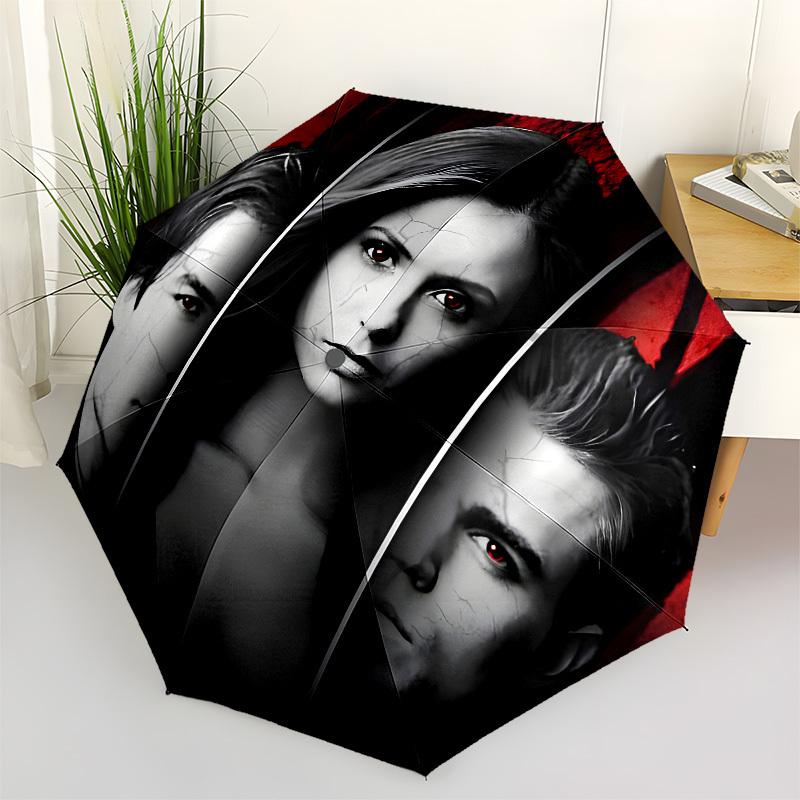 

Vampire, Triptych- Automatic Opening and Closing, 8-rib Structure Portable Umbrella, Suitable for Men and Women in All Seasons - Perfect Gif
