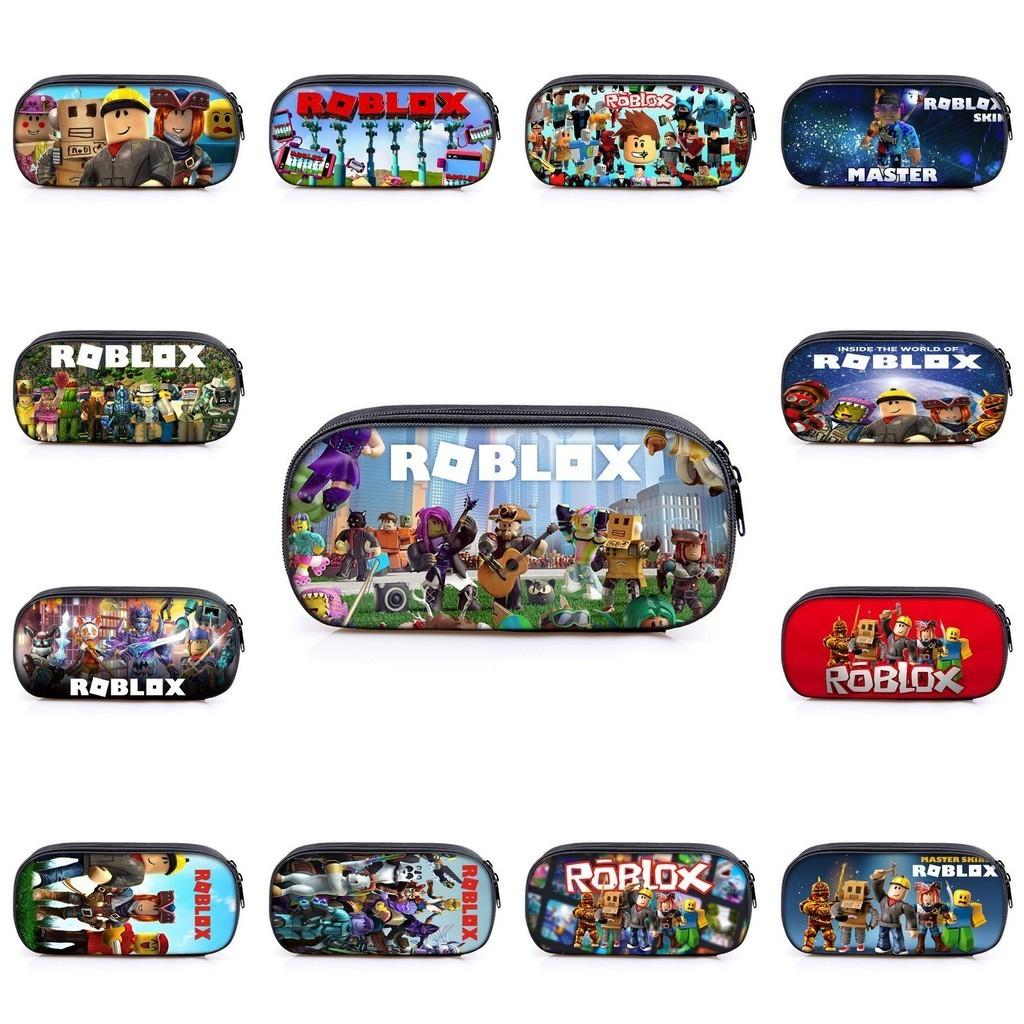 Colorful Roblox Pencil Case For Kids And Students With Multiple Compartments