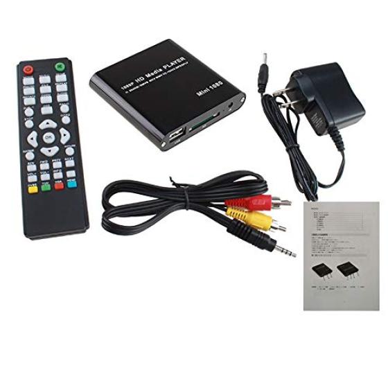 multimedia with HDMI easy SD card and USB memory HDD connection FMTHDMD2002 Ultra-mini player, black, port, connection, playback, available,