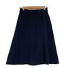 Theory Luxe Plain Long Skirt Navy Women 38 Used