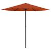 Garden Umbrella with Base 230 X 230 Cm Polyester Rectangular