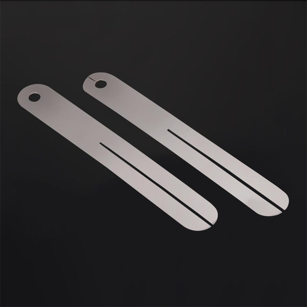 2 Guitar Frets for Fretboard Replacement Protective Spacers Stainless Steel Sheets Suitable for Electric Guitars, Basses, and Ukuleles