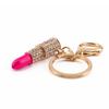 Lipstick Keyring Pendant, Rhinestone Ornament Bag   Keychain for Women Exquisite Design with Alloy and Rhinestone Materials  Gifts for All
