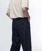 MUSINSA STANDARD Linen-Like Wide Denim Pants [Deep Indigo]