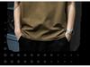2025 Summer Men's Loose Fit Combed Cotton Ice Silk Cool Short Sleeve T-shirt - Breathable American Casual Half Sleeve Tee