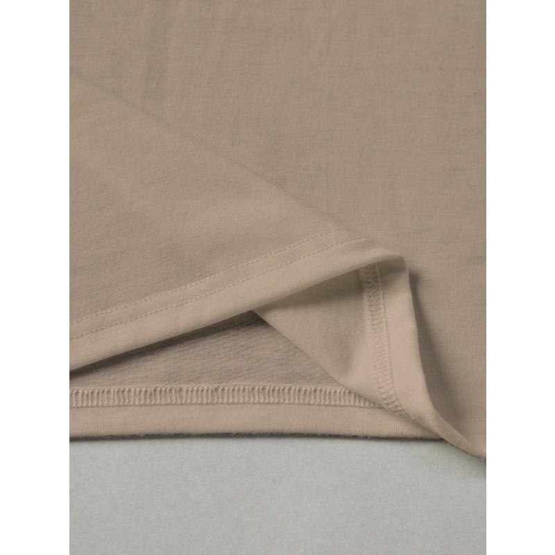 YYFS Dámská móda Ležérní Léto Jaro Jednobarevné halenky a košile s krátkým rukávem a výstřihem do O