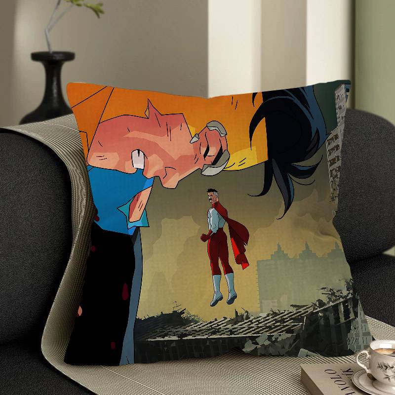 I-Invincible Pillow Anime Pillow Sofa Bed Head Pillow Cover Cushion Cover 45X45 Cm Fashion