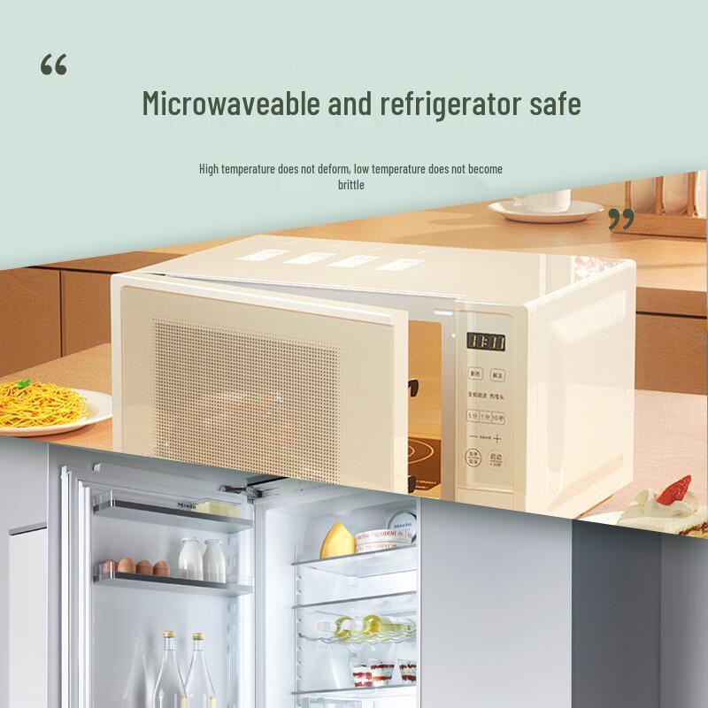 Ronghe Disposable Transparent Rectangular Food Containers