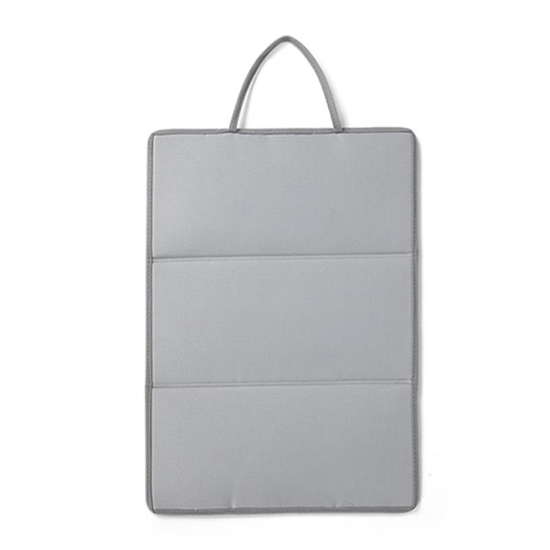 Three-Fold Heat-Resistant Portable Ironing Board Pad - Foldable, Flat, and Hanging Type