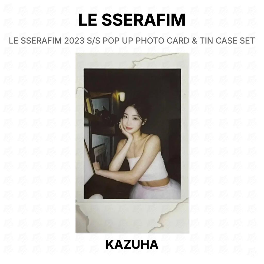 LE SSERAFIM 2023 S/S POP UP PHOTO CARD & TIN CASE SET Official Photocard