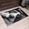 Custom Name Dog Printed Carpet,Rug for Office Chair Living Room Bedroom Kitchen Room Decor Gifts.