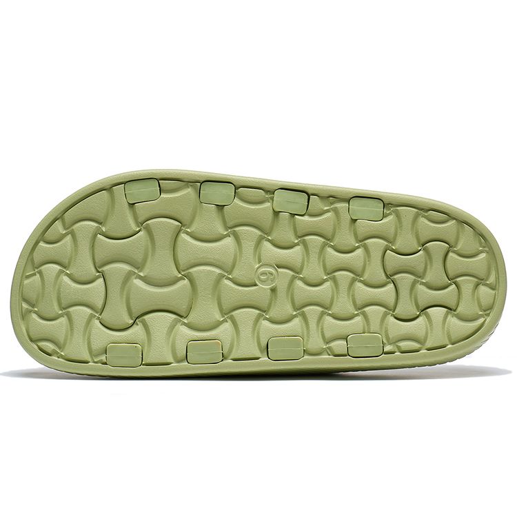 Li Ning Série Tendance Sport Sandales Coulissantes Respirantes Silencieuses Homme Chaussures Vert AGAT007-2