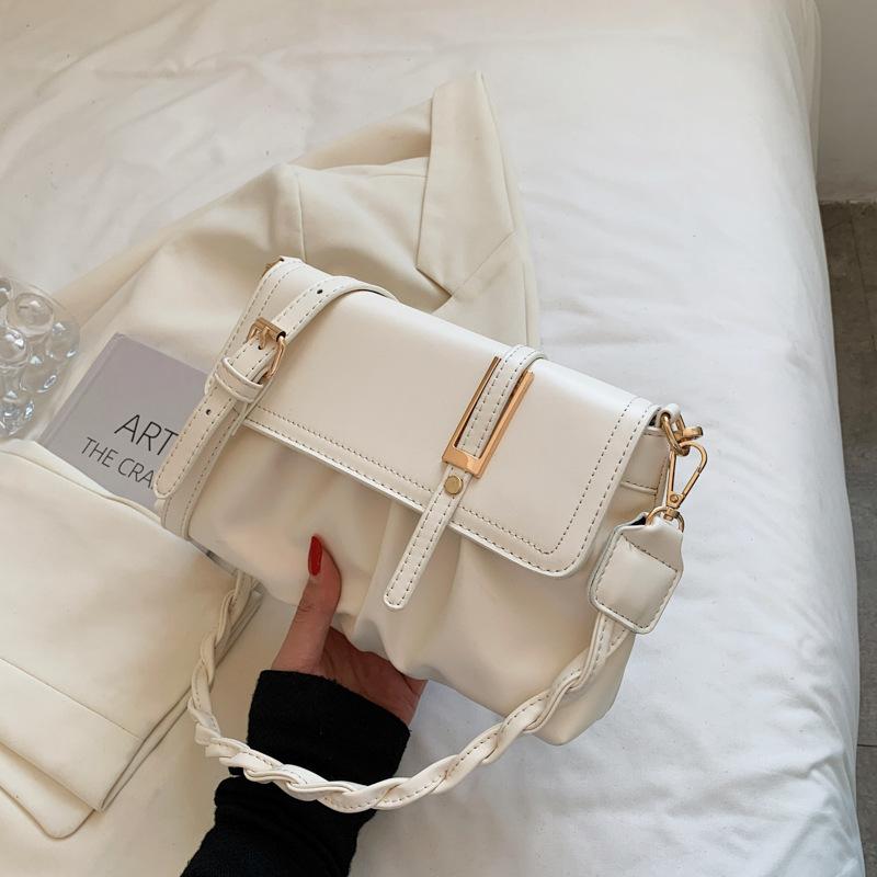 

Цього року популярна невелика сумка жіноча сумка 2024 нова сумка через плече під пахвами сумка ніша осінь і зима літня хмарна сумка бежевий