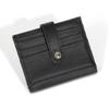 Damen Geldbörse aus echtem Leder, Bifold - Koreanischer Stil, Weiches Rindsleder, Mehrere Kartenfächer