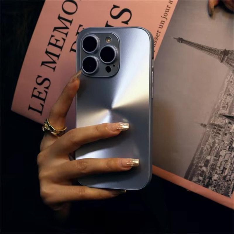 Luxury Bling Laser Aurora Pattern Phone Case for iPhone 16 15 Pro Max 13 12 11 14 Plus Cases Soft Bumper Shockproof Matte Cover