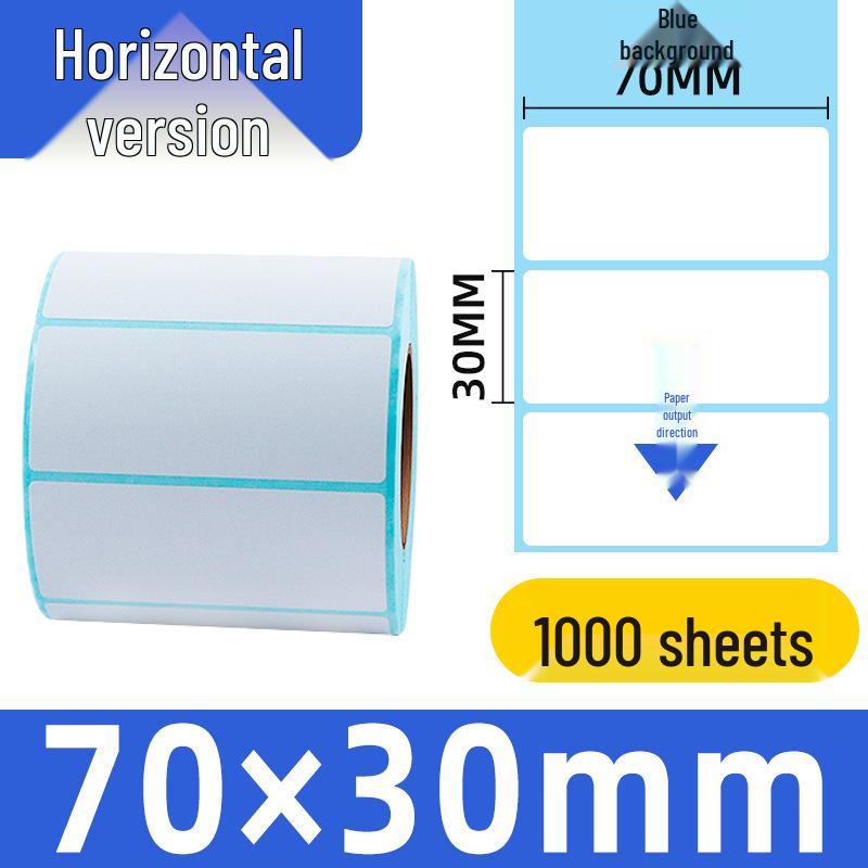 Durable 100x100 Self-Adhesive Thermal Label Paper for Supermarket Barcodes & Express Waybills