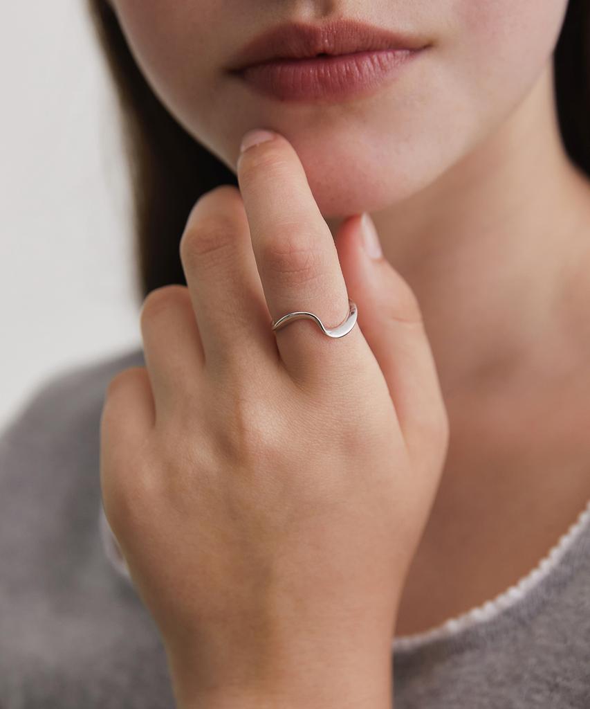 Tatiana (Silver 925) Big Wave Ring Cr1848
