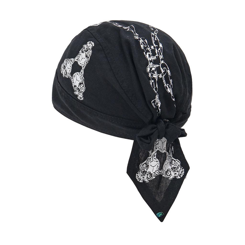 Cappello da Pirata con Stampa Teschio Estivo Sportivo Traspirante Poliestere Unisex