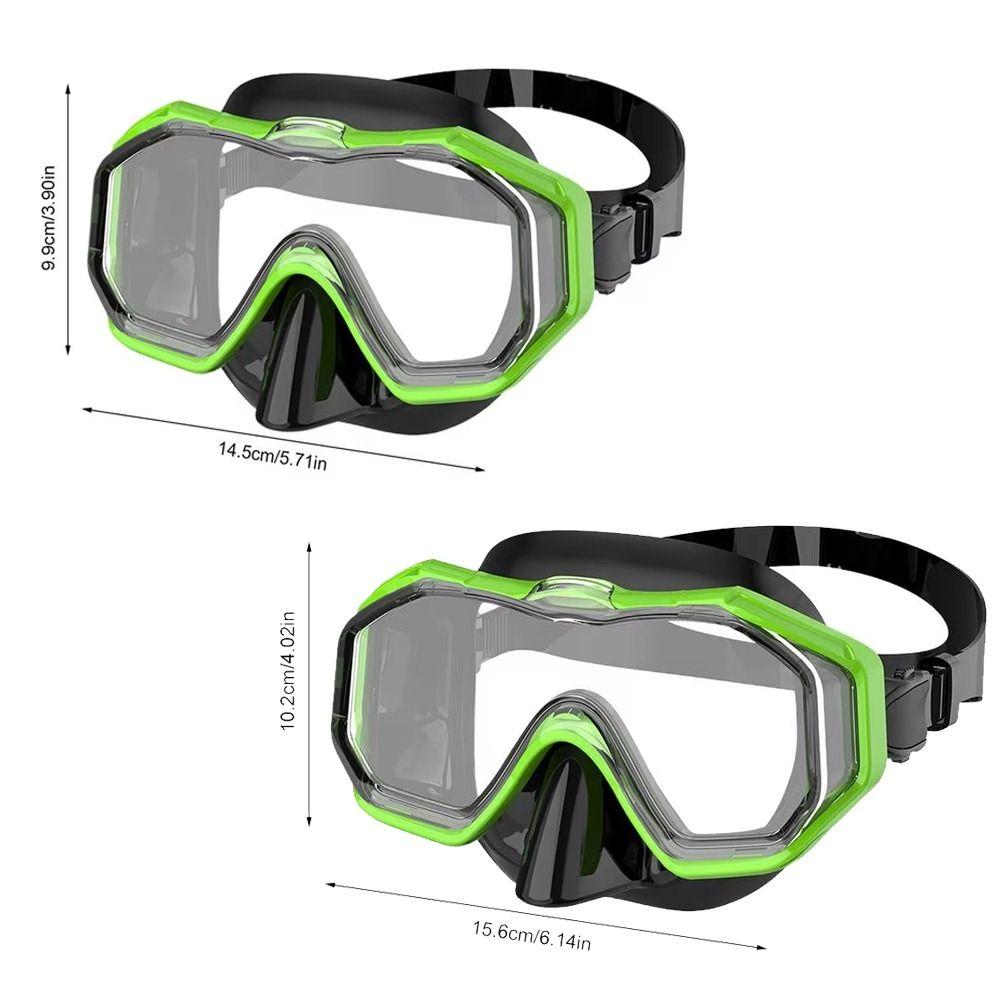 PVC Strap Child Diving Mask with Nose Cover Snorkel Swimming Goggles Pool Swim Eyewear  Girls