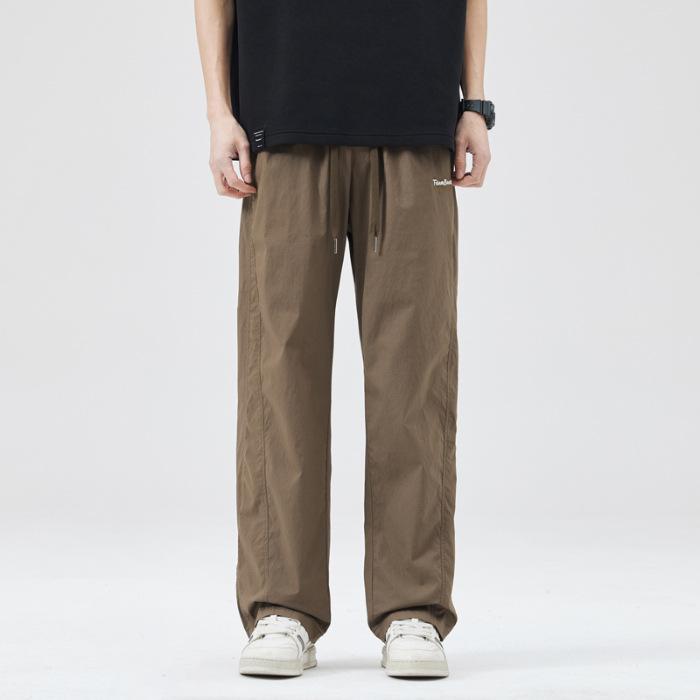 American tooling casual pants men's summer light and breathable loose straight quick-drying pants high-end versatile commuter long pants