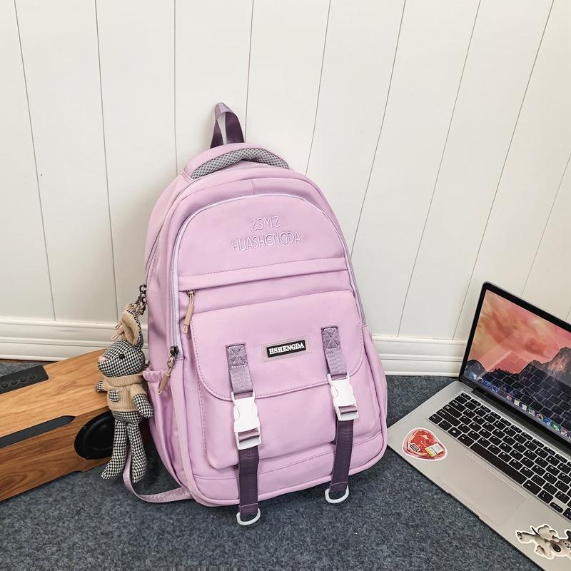 Schoolbag trendy cool tooling style leisure student large capacity student schoolbag Japanese men and women Korean version junior high school backpack