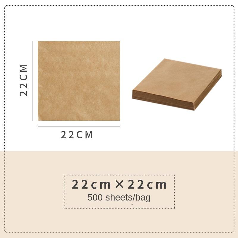 Backmattenpapier Küchenofen Kommerzielles gelbes Silikon-Fettschutzpapier Ölabsorbierendes Papier Fettschutzpapier für frittierte Lebensmittel Braunes Grillpapier