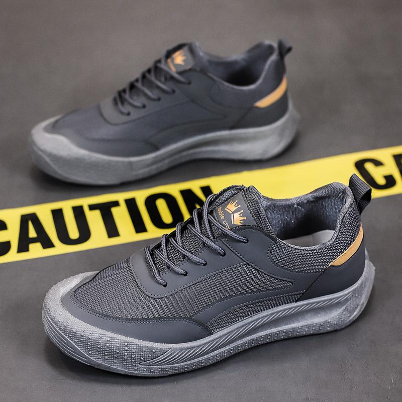 Pantofi noi de plasă pentru bărbați, adidași respirabili, pantofi de primăvară și vară la modă, pantofi casual cu șireturi pentru bărbați