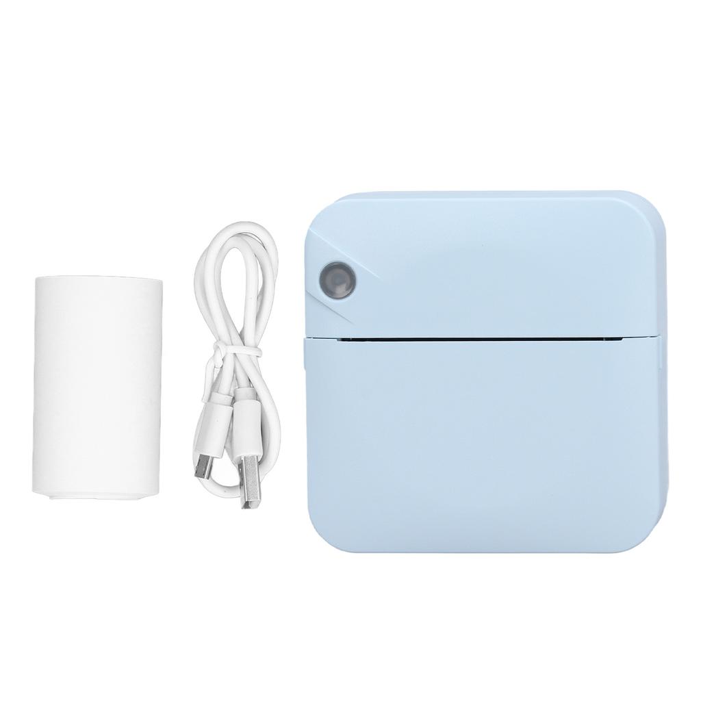 Mini Portable Printer 200dpi High Resolution 1000mAh Rechargeable Portable Bluetooth Thermal