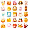 50 Cartoon Food Images Food Graffiti Stickers Japanese Ice Cream Cake Diy Luggage Water Cup Stickers
