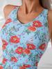 Nuovo Costume Intero Tankini Floreale con Gonna Europeo 2025 per Resort e Costumi da Bagno