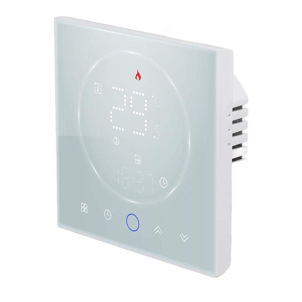 Smart Thermostat LED Screen Water Heating Control 13mm Recessed Programmable Thermostat for Home Room   AC95‑240V