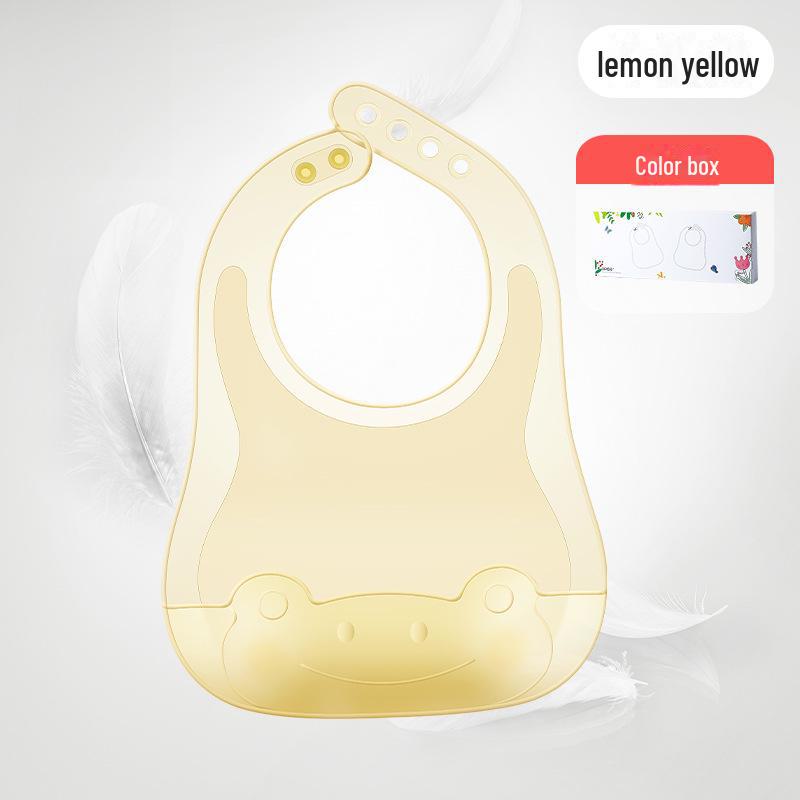 Waterproof Silicone Baby Bib - Portable and Anti-Stain Feeding Pocket