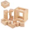 YueYu II Wooden Disentanglement Puzzles Difficult Brain Teasers For Adults And Kids Luban Lock IQ Logical Unique Learning Gifts