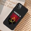 Angola Flag Case For iPhone 16 13 11 12 14 15 Pro Max Mini XR X XS MAX Plus Cover Cases