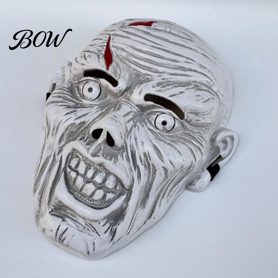 Comfortable Horror Mask for Adults Halloween Mask, Realistic Zombie Full Face Breathable Eye & Nose Vents, Lightweight Party Adjustable Strap Adults,