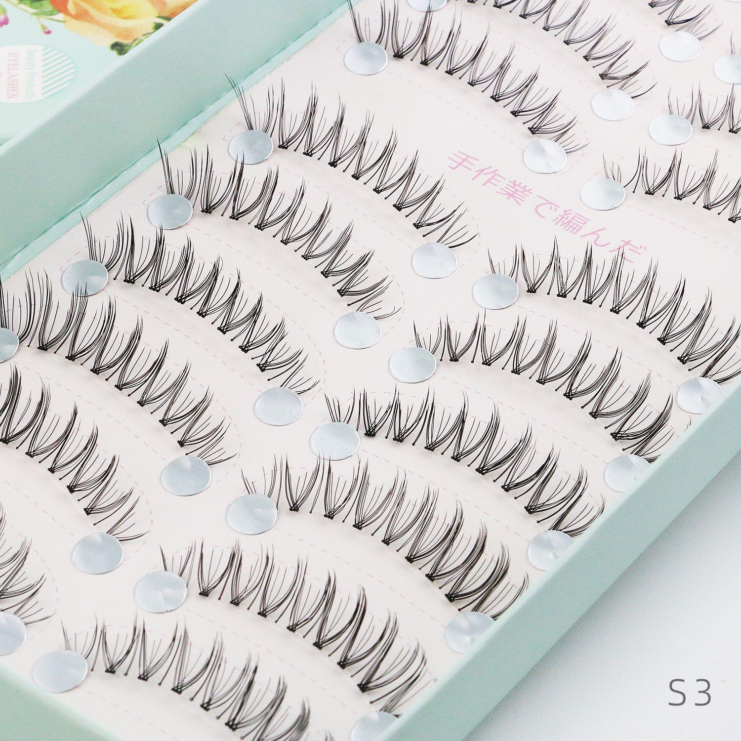 

Острый Крест Натуральные Длинные Накладные Ресницы с Прозрачной Лентой для Макияжа в Стиле Нюд и Фотостудии