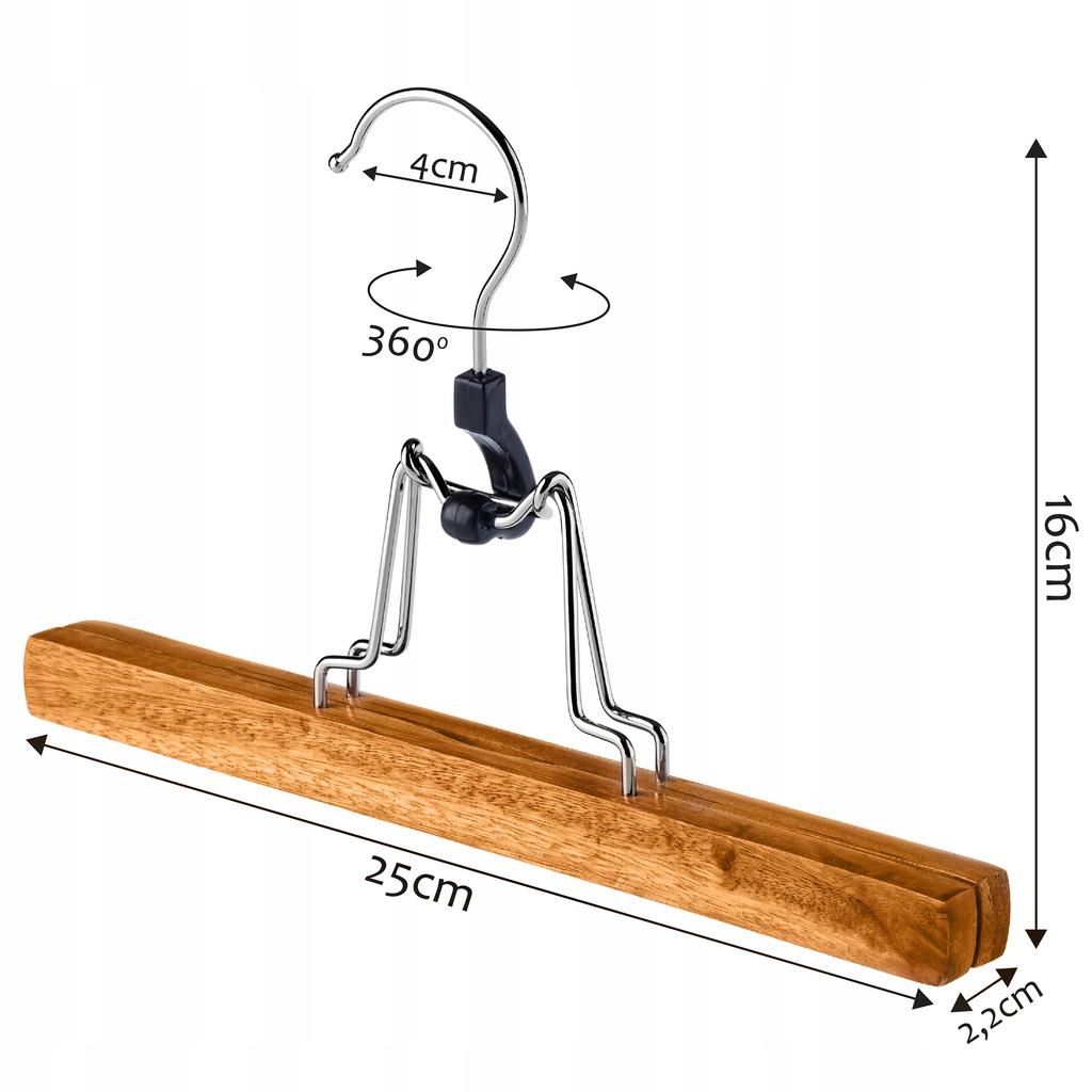 KADAX Hosenbügel Kleiderbügel Holz Doppel
