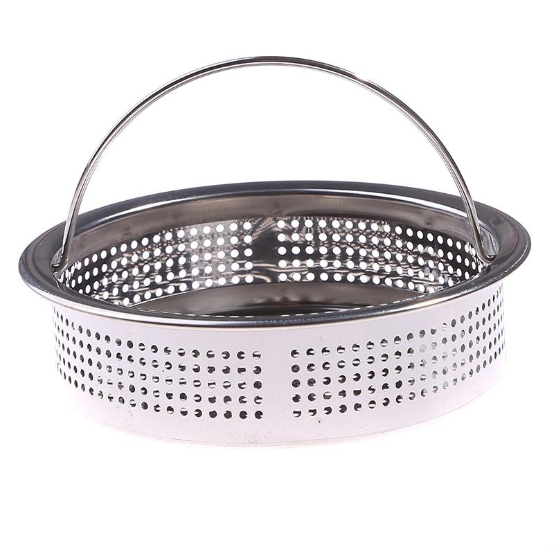 Stainless Steel Stopper Shower Drain Hole Filter With Handle Metal Sink Strainer Floor Drain For Kitchen Height 2/4/4.7cm