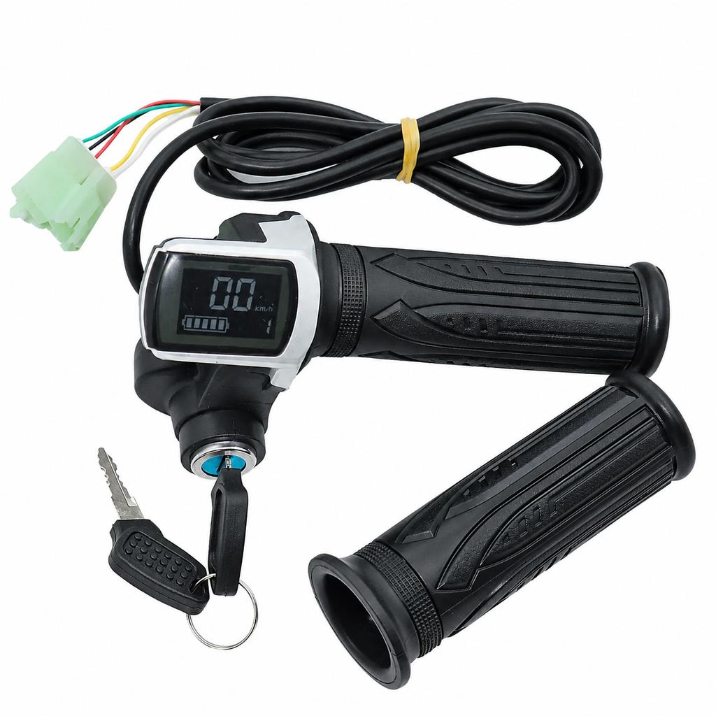 Electric Scooter LCD Throttle with Key Switch
