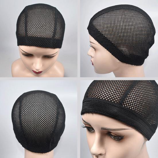 Women Wig Cap Adjustable Breathable Stretchy Wig Hat Reusable Washable Non-Slip Invisible Elastic Hair Net Mesh Cap