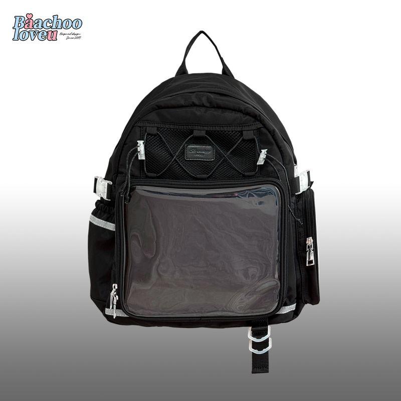 

Baachoo Original Large Capacity Baby Bag Cute Paper Airplane 2.0 Backpack Computer Bag Student Daily School Schoolbag Black