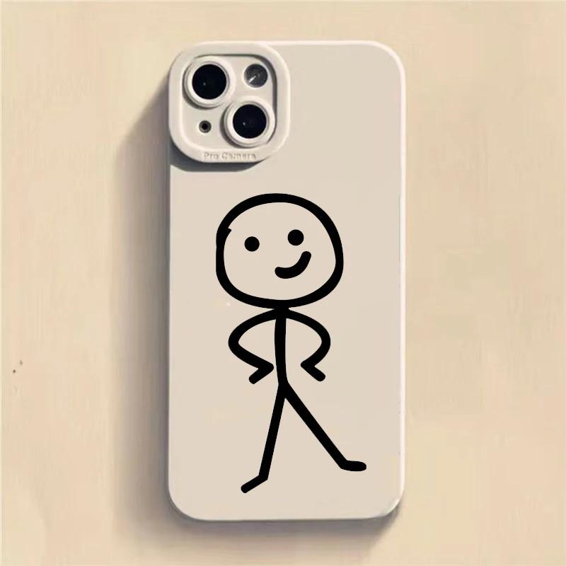 Cute Cartoon Matchman Silicone Case For Samsung S23 S22 Ultra Plus S21 FE NOTE 20 Galaxy A73 A54 A13 A33 A53 A32 A52S Soft Cover