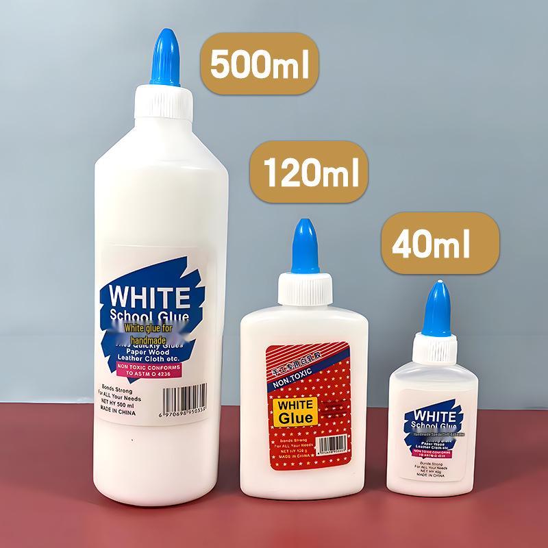Weißer Latex-Bastelkleber mit hoher Viskosität für DIY-Holzarbeiten und Krepppapierblumen