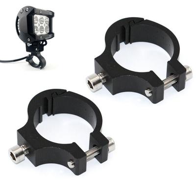 2pc Adjustable Motorcycle Headlight Holder Motorcycle Fog Light Bracket Universal Headlight Spotlight Mount Bracket For Fork Atv
